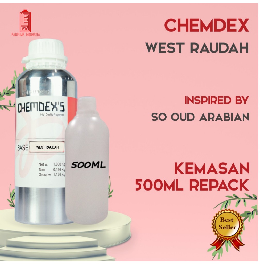 bibit parfum murni WEST RAUDAH  CHEMDEX'S 500ML