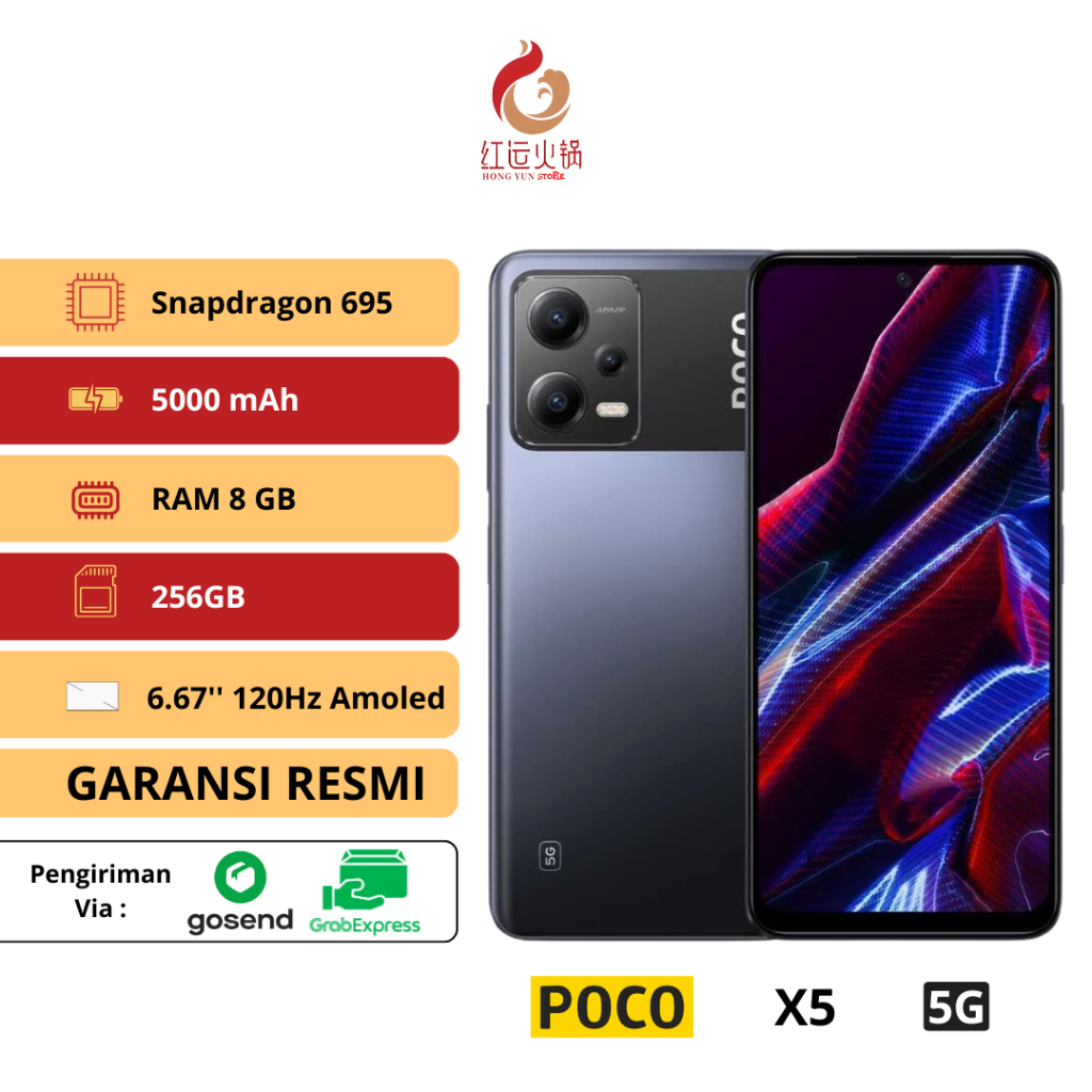 Xiaomi poco X5 5G ram 8Gb rom 256GB Fullset