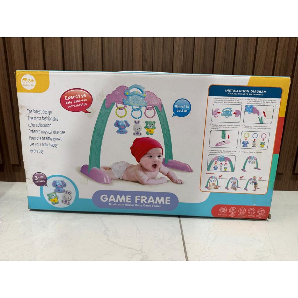 NEW EX KADO Game Frame Playgym Baby Rattle Playmate Musical