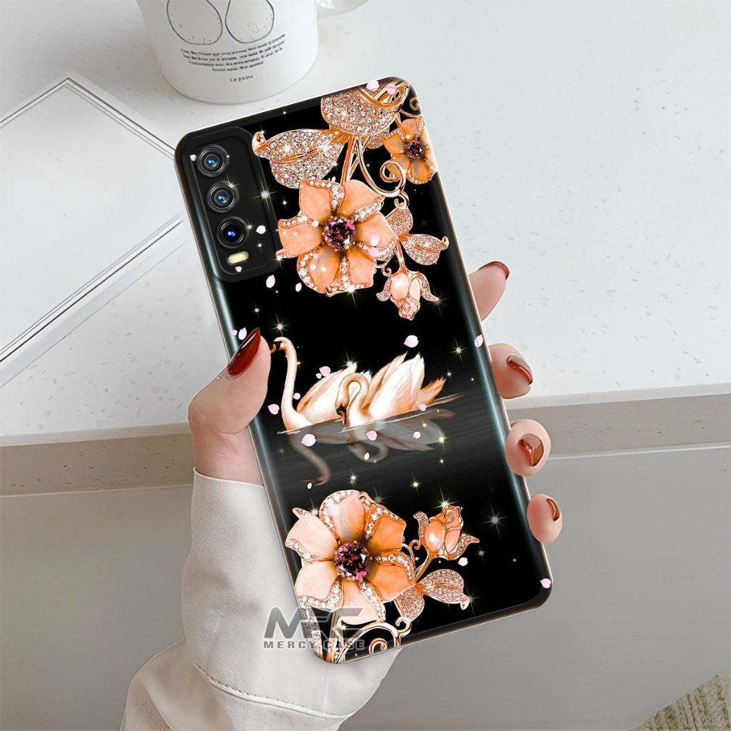 Mercycase Softcase HP Vivo Y12s Y20 Y20s Karakter Silikon Case Procamera Casehp Bumper Cover HP - 3