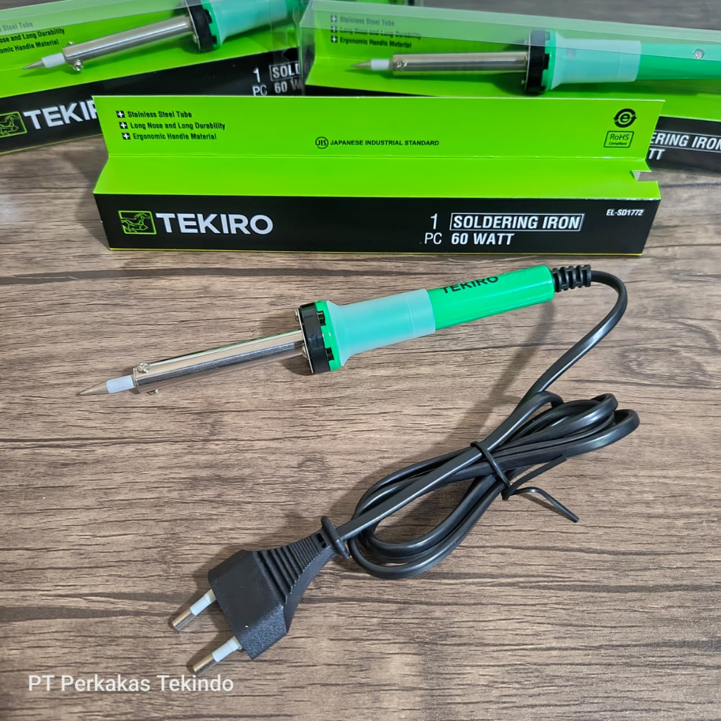 Solder Listrik Tekiro 40Watt 60 Watt - Alat Soldering iron 60 Watt - Perkakas Solder Listrik Timah T