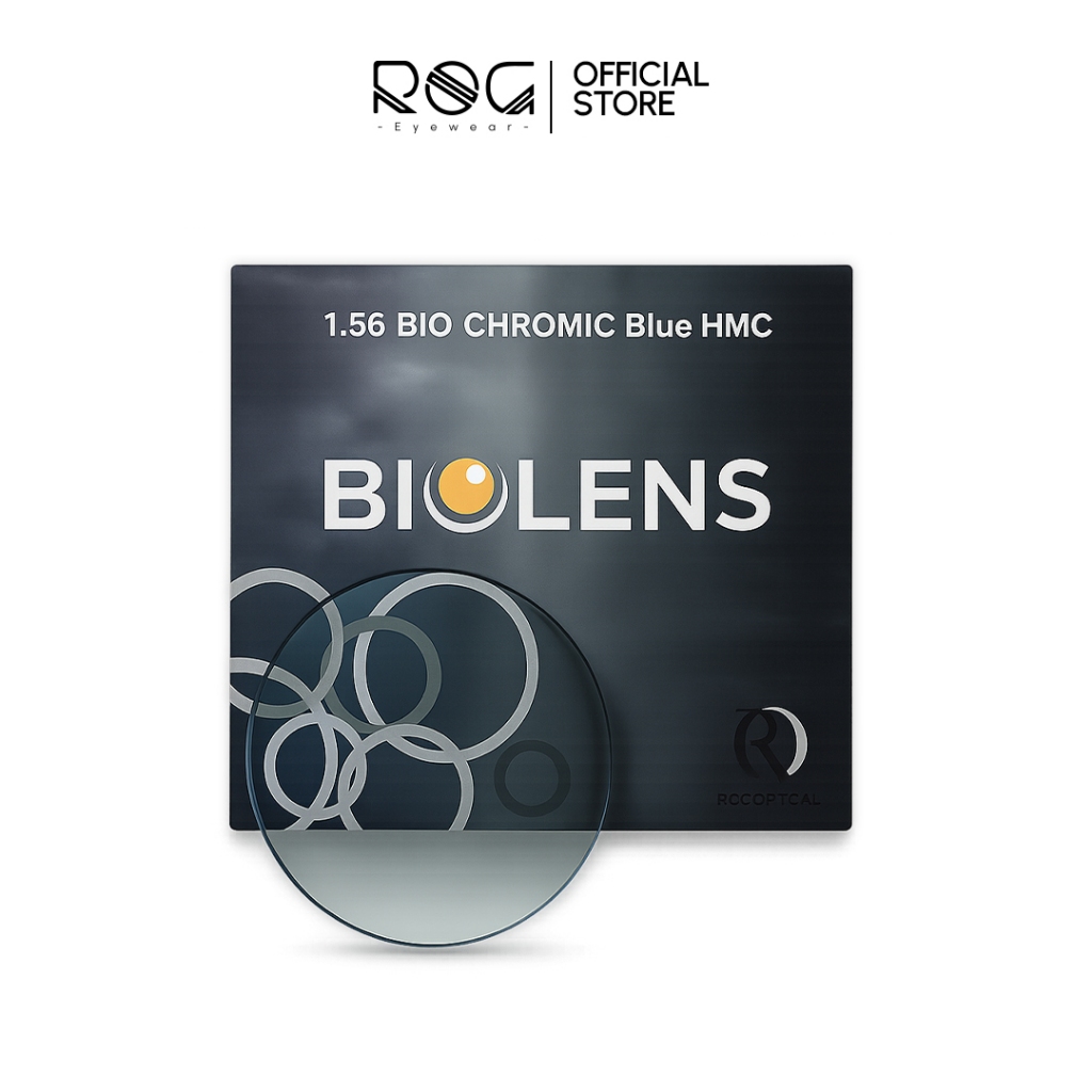 ROG Eyewear - Bio Bluechromic / Anti Radiasi Photocromic Blueray (Minus/Plus/Cylinder)