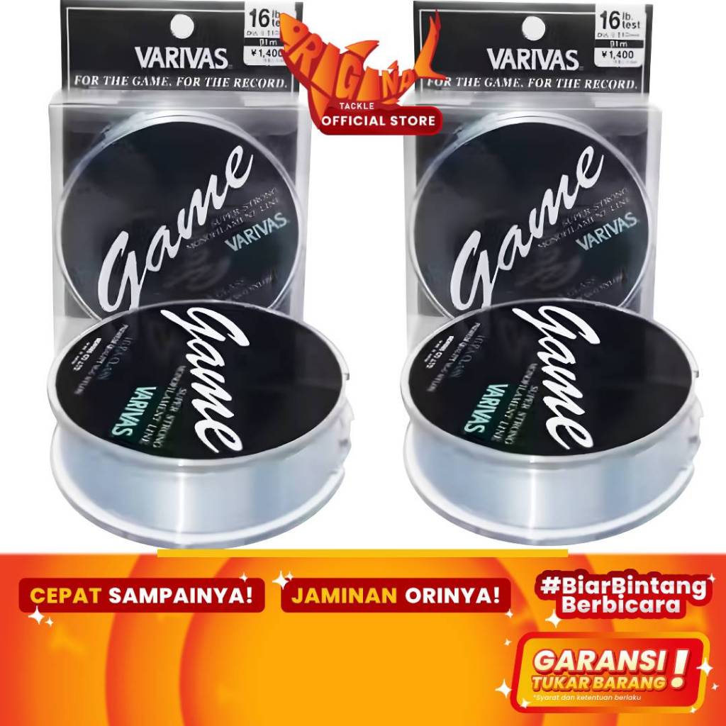 Senar Pancing Monofilament Varivas Game Nylon 0.18 0.20 0.23 0.26 0.28 0.30
