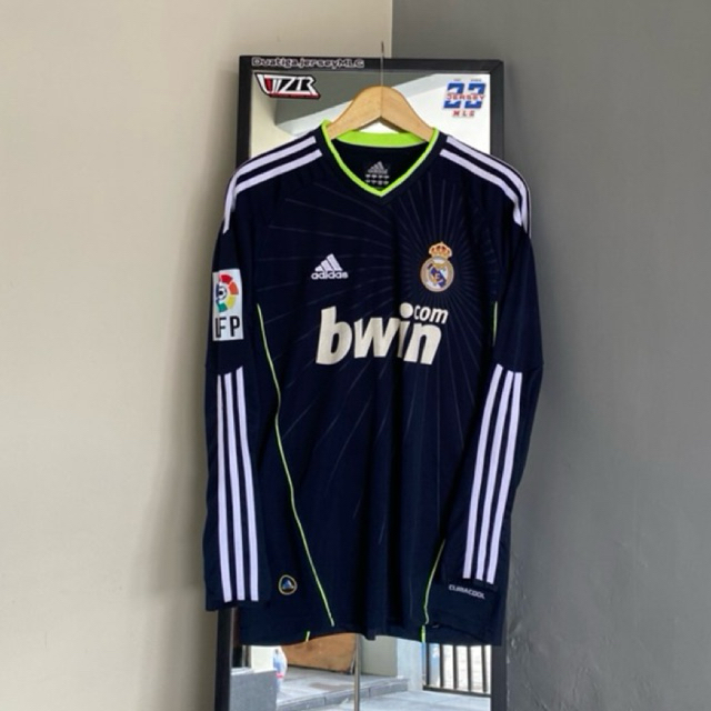 JERSEY RETRO REAL MADRID AWAY 2010/2011 LONG SLEEVE RONALDO 7 - JERSEY VINTAGE LENGAN PANJANG RONALD