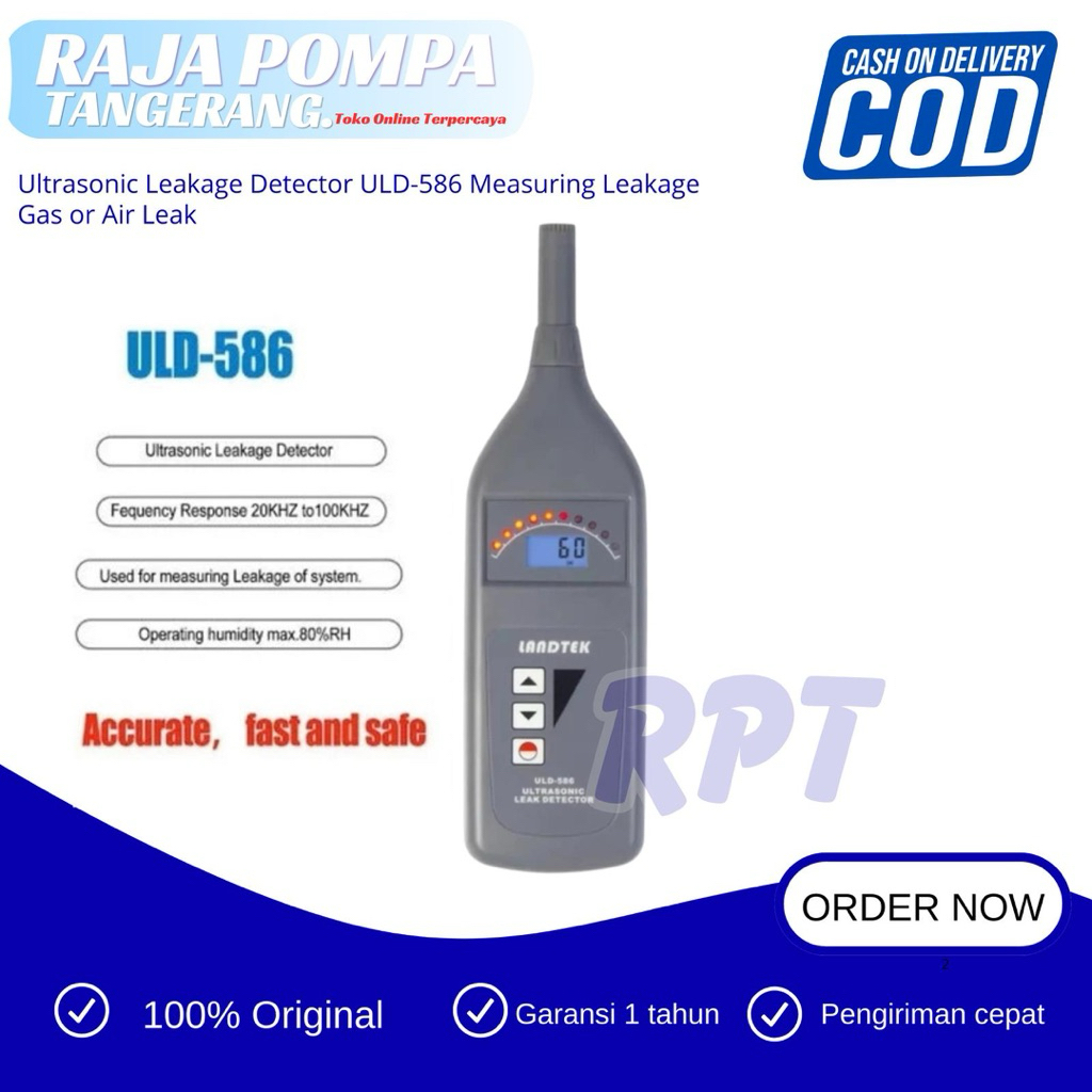 Ultrasonic Leakage Detector Gas Leak Detektor ULD-586 Pipa ULD586 Air