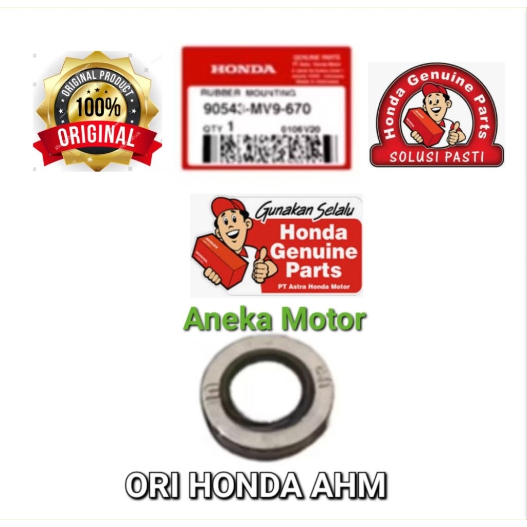 9001A KWB 920 90017 GCC 000 90543 MV9 670 AHM Seal Baut Head Honda Beat Karbu /Fi/ POP/ eSP Blade 11