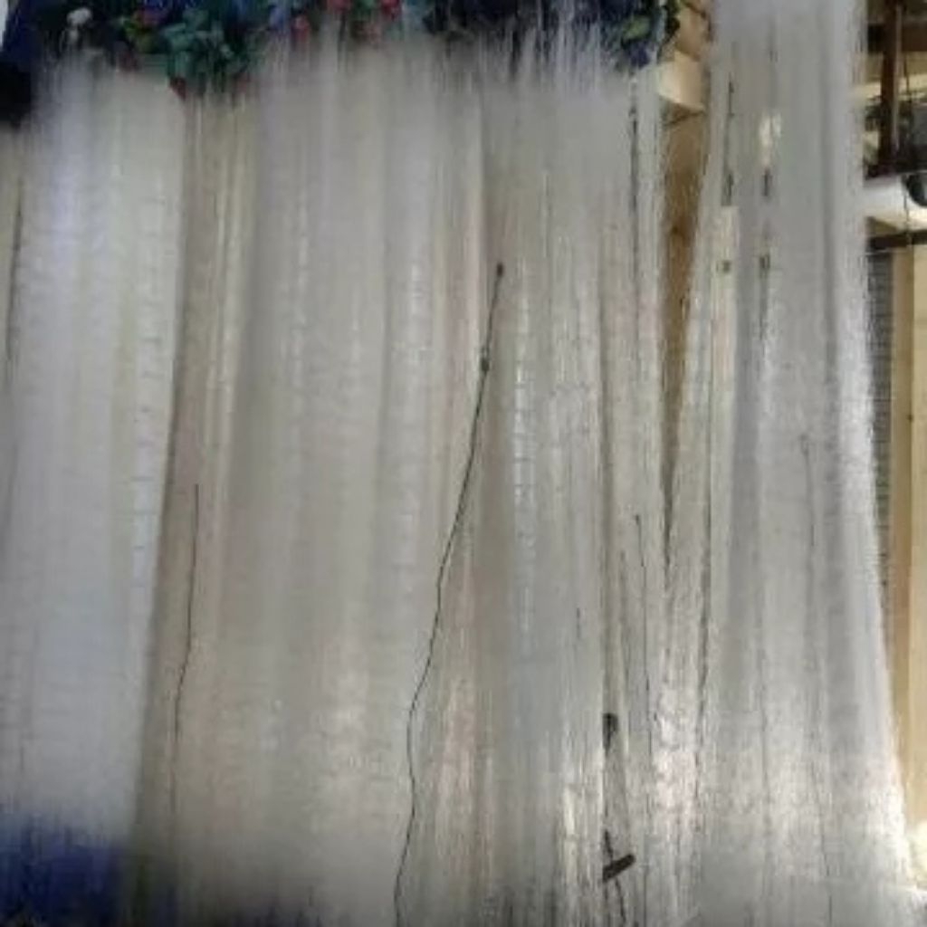 jaring ikan siap pakai lubang 2 jari panjang 10 meter tinggi 1 meter