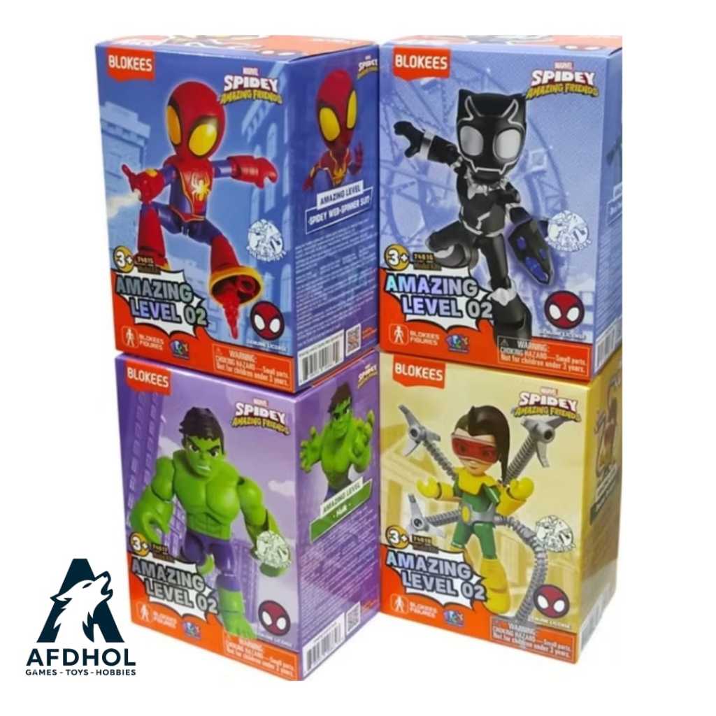 BLOKEES MARVEL SPIDEY AND HIS AMAZING FRIENDS MODEL KITS - AMAZING LEVEL 02 ACTION FIGURE SPIDER SUI