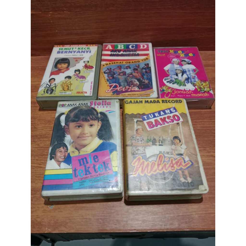 kaset pita lagu pop Anak-anak