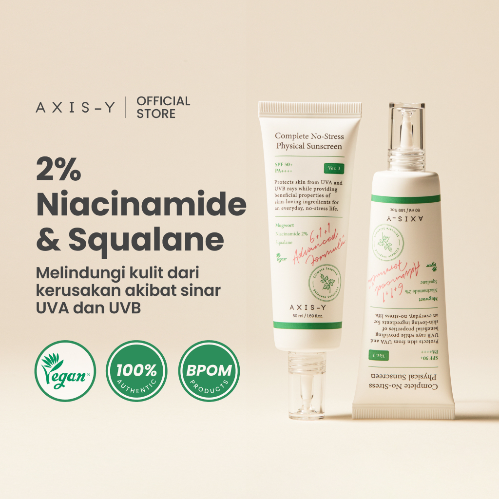 AXIS-Y | axis y Complete No-Stress Physical Sunscreen 50ml