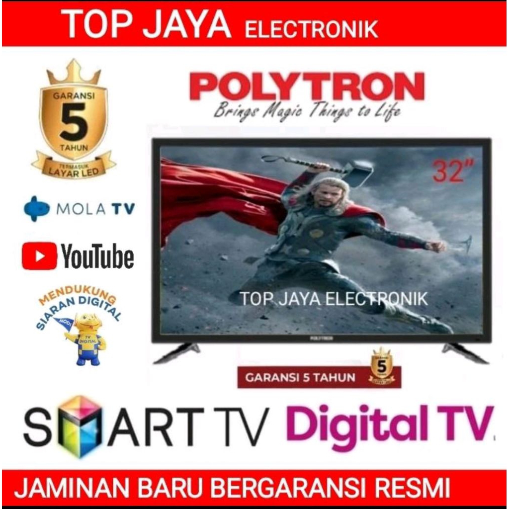 SMART TV 32 INCH POLYTRON/SMART TV POLYTRON 32 INCH NEW SERIES