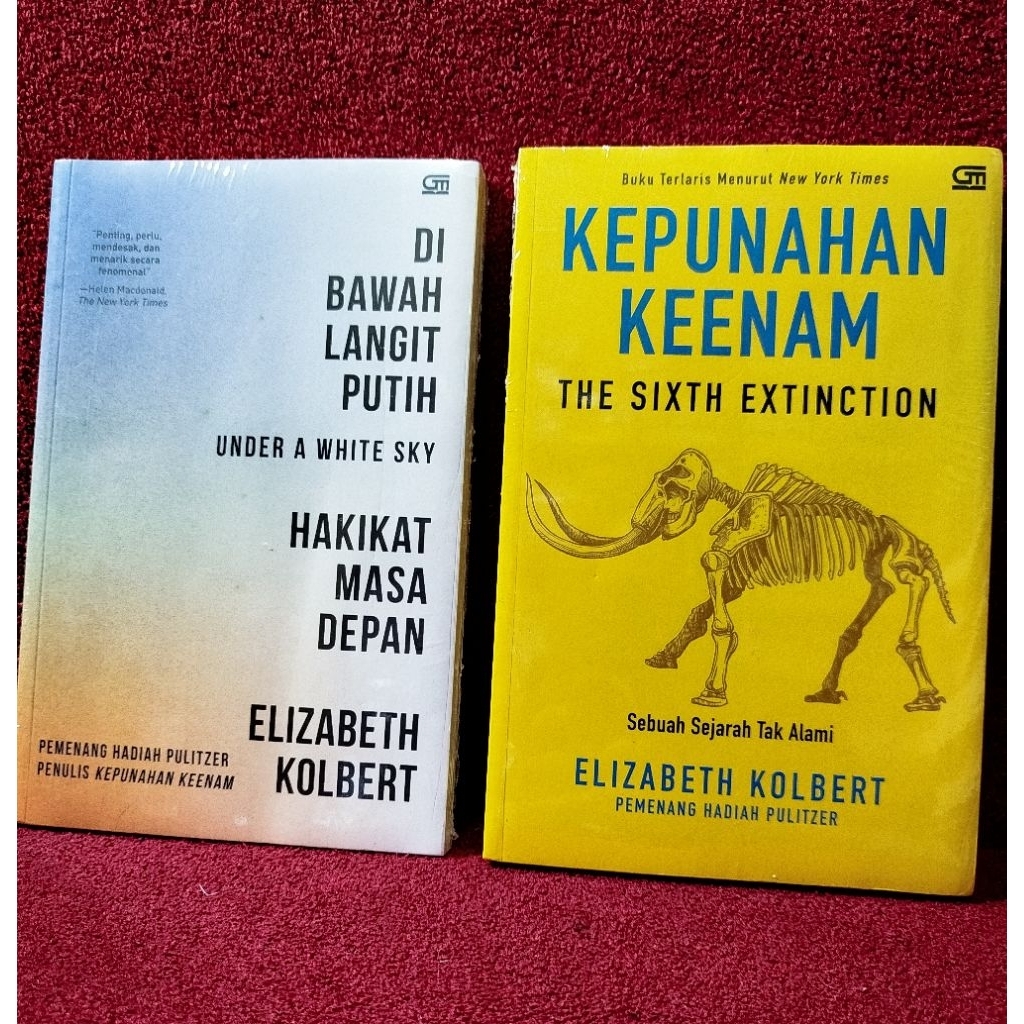 ORI segel Kepunahan keenam the sixth extinction di bawah langit putih hakikat masa depan Elizabet Ko