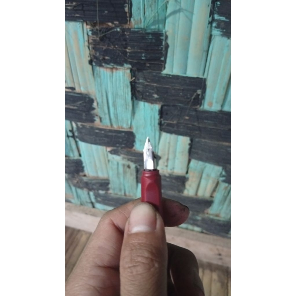 0pulpen pena Tutul Lafadz/pen tul peges / pulpen Kaligrafi sudah di asah tinggal