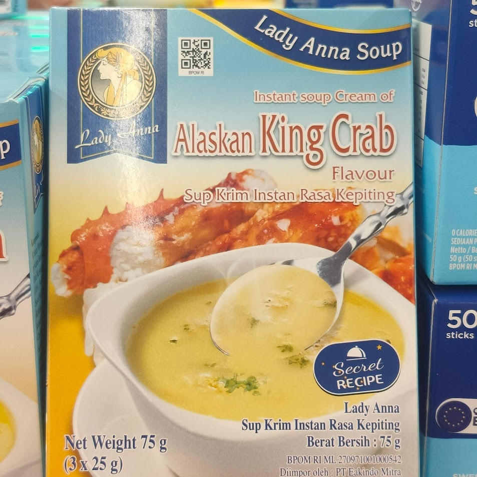 Lady Anna Soup Cream Alaskan King Crab 75gr