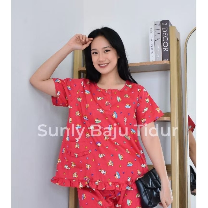 Baju Tidur Sunly Jumbo Size 3L C.3/4 kiyo & hankuk & beebe