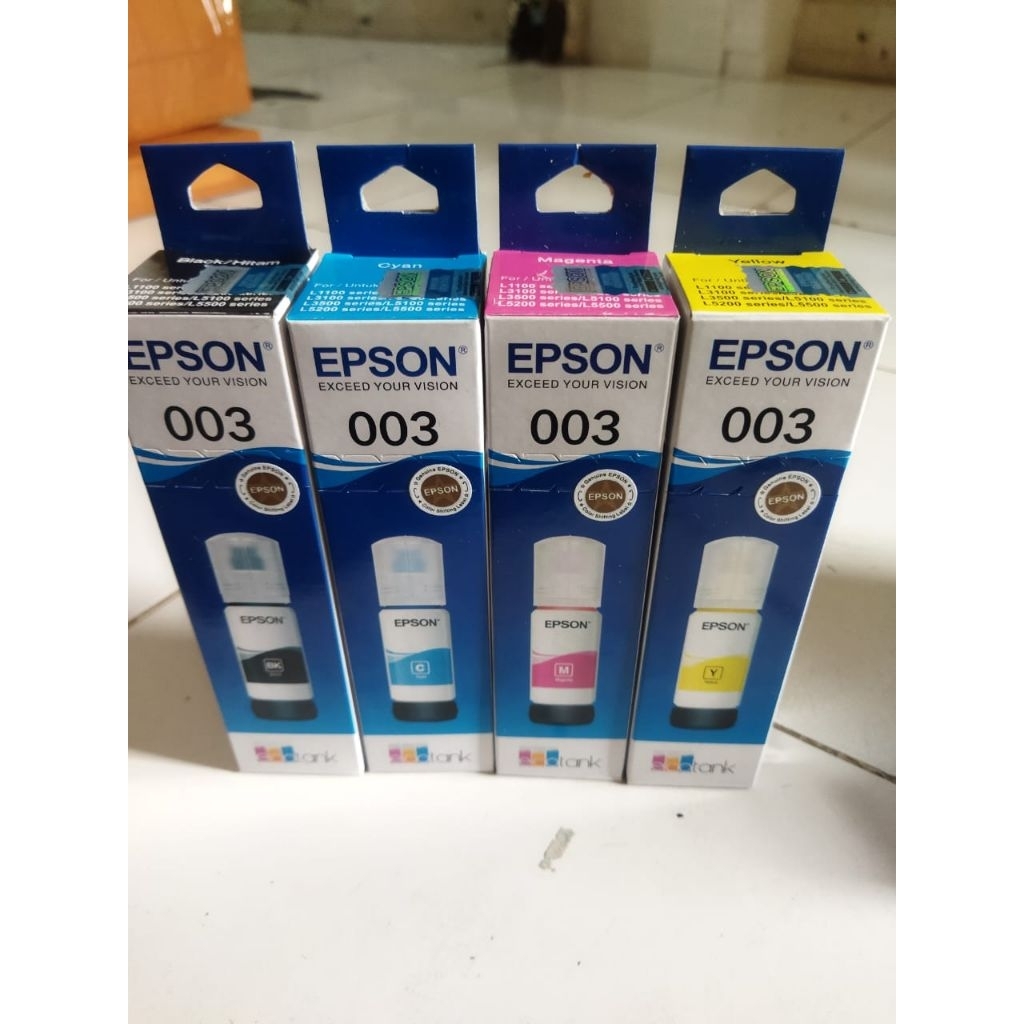 TINTA EPSON 003 SET WARNA