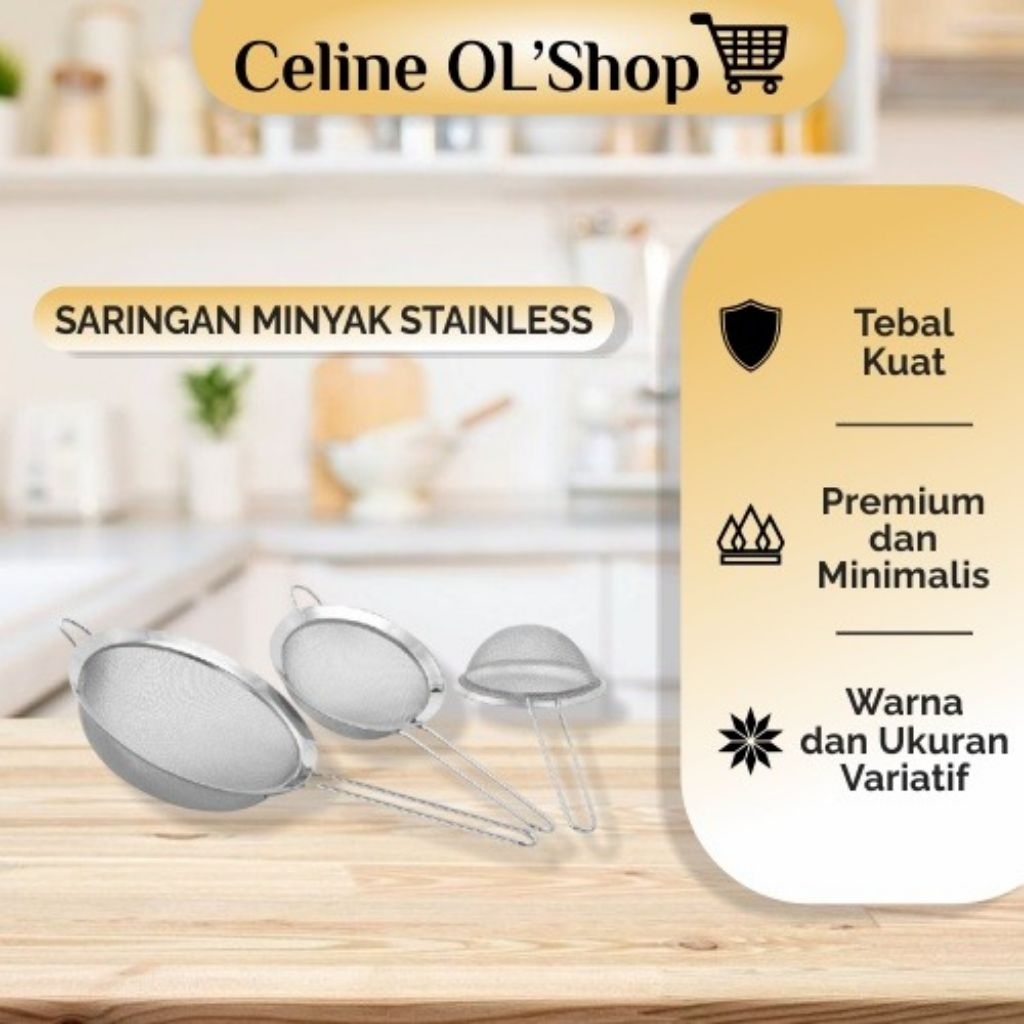 saringan minyak Stainless steel