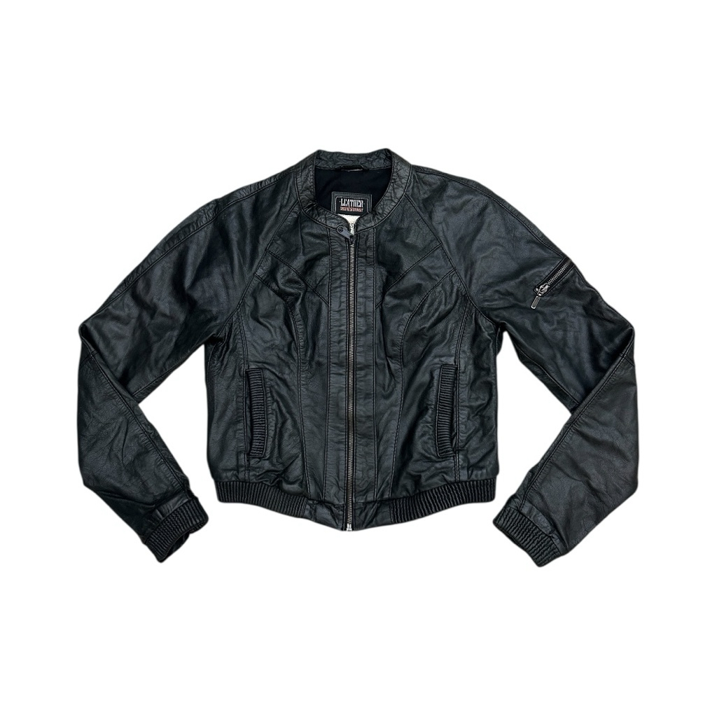Vintage Y2k BERSHKA Leather Jacket