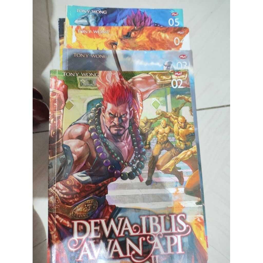 komik belas dewa iblis awan api 2. tony wong