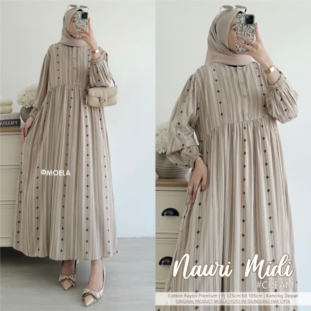 Nauri Midi By Moela || Gamis