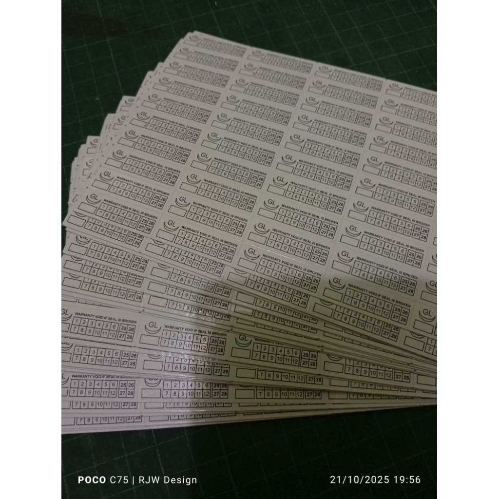 Stiker Segel Pecah Telur Stiker Garansi Hp Laptop Elektronika Stiker Servis