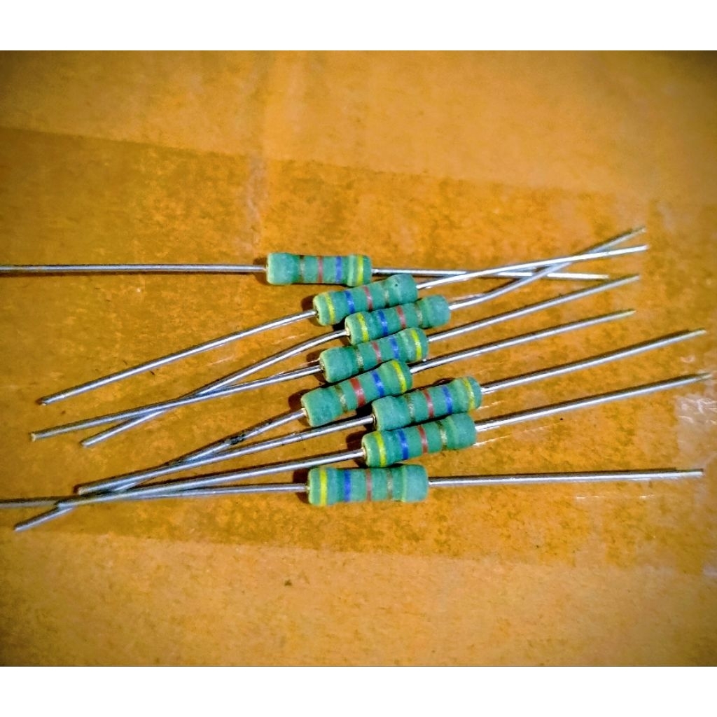 resistor 47k 2watt japan  original kaki tembaga 10pcs