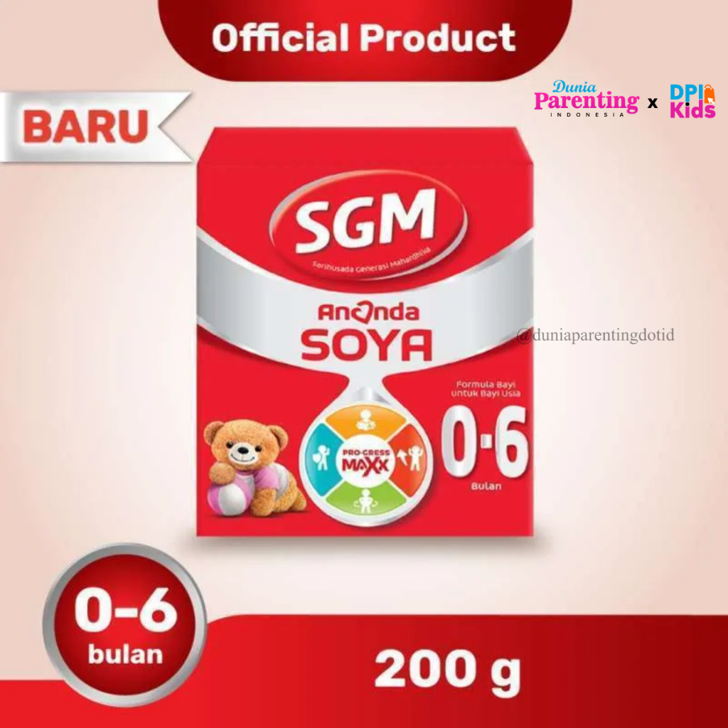 SGM Ananda Soya 0-6 Bulan 200GR - Original Susu Bayi Berkualitas Tinggi untuk Bayi Anda