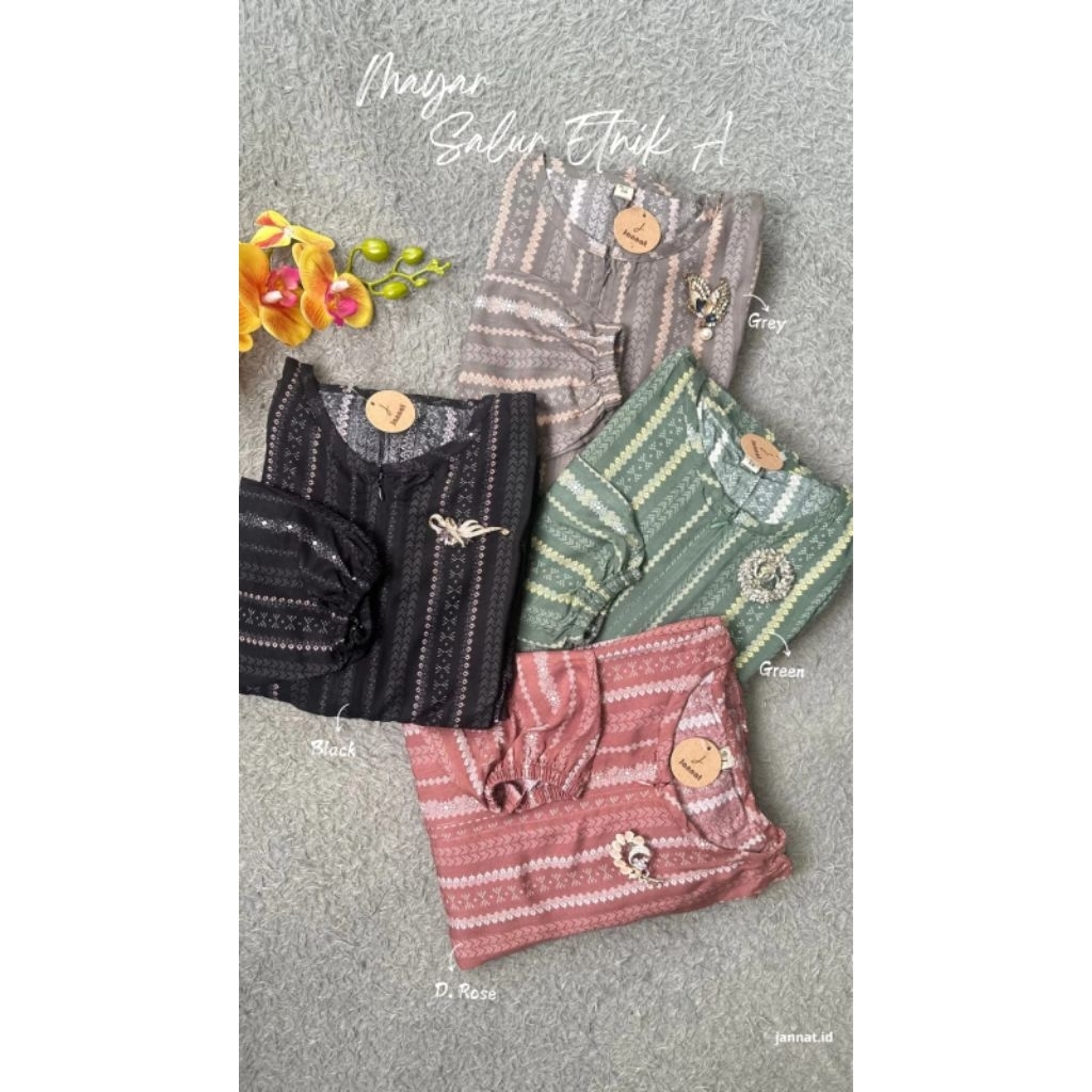 MAYAR DRESS, YUMNA dan Umnia 4 Dress By Jannat.Id Bisa COD