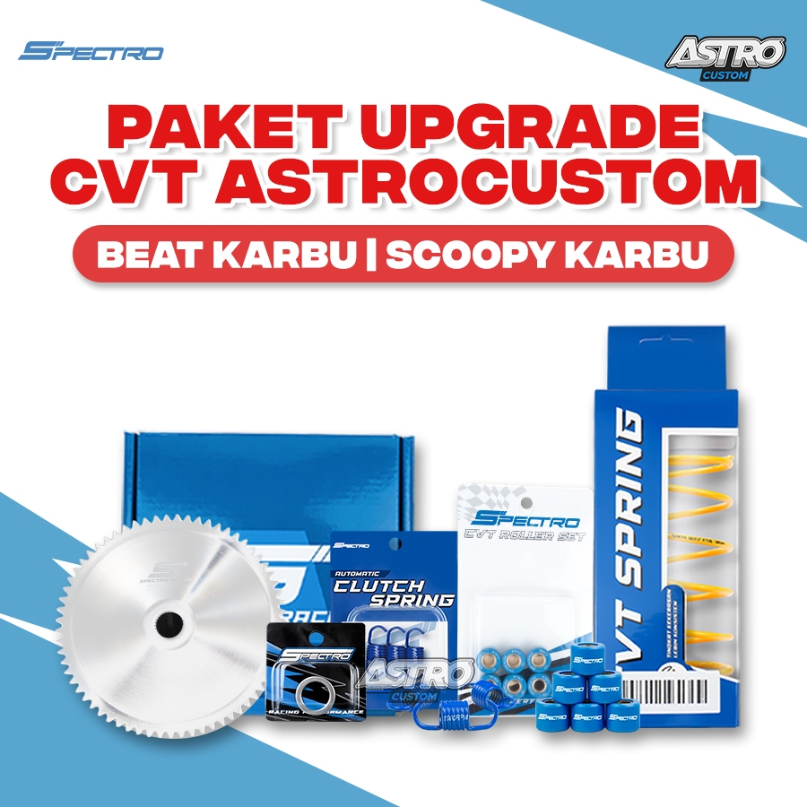 Pulley Spectro Beat Karbu Scoopy Karbu Roler Roller Per CVT Per Sentri Upgrade CVT Astrocustom