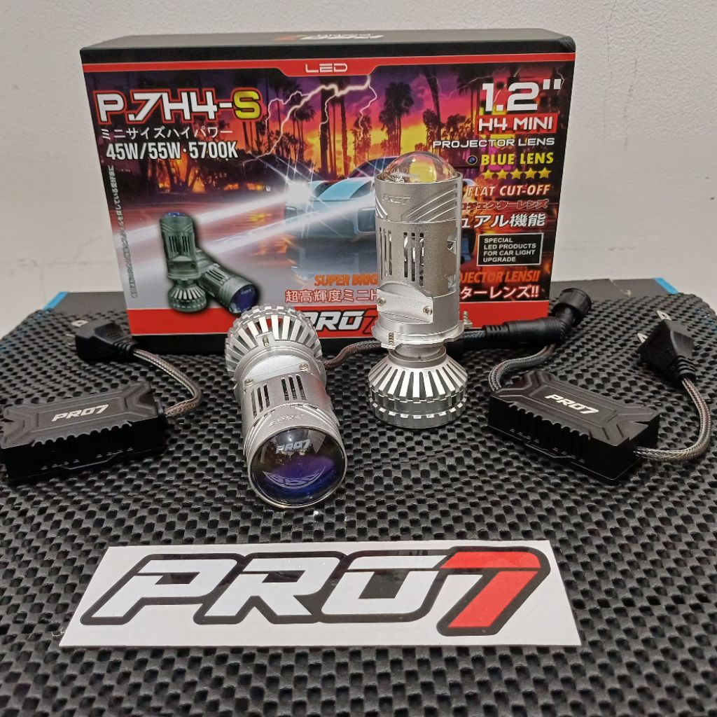 MINI BILED PRO7 PROJECTOR BILED PRO7 P.7H4-S SIMPEL CLEAN DAN PNP H4 ORIGINAL LED H4