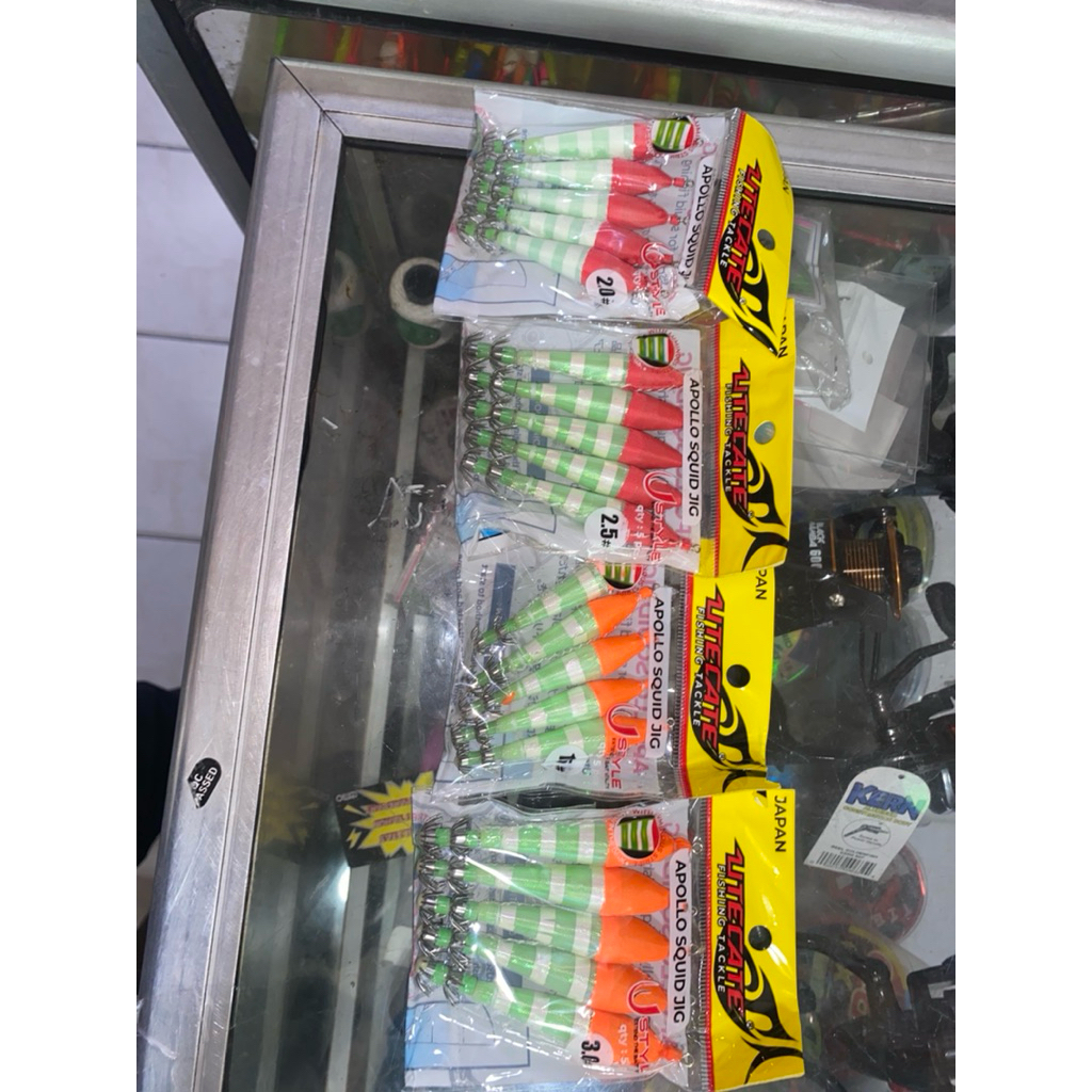 Utecate Apollo Squid Jig - Lure Pancing Cumi-cumi Premium