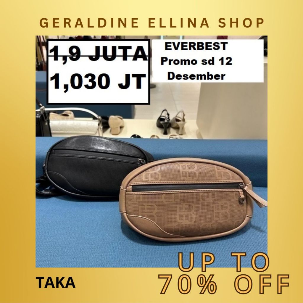 Tas clutch bag pria cowo cowok EVERBEST ori 100% Seri TAKA