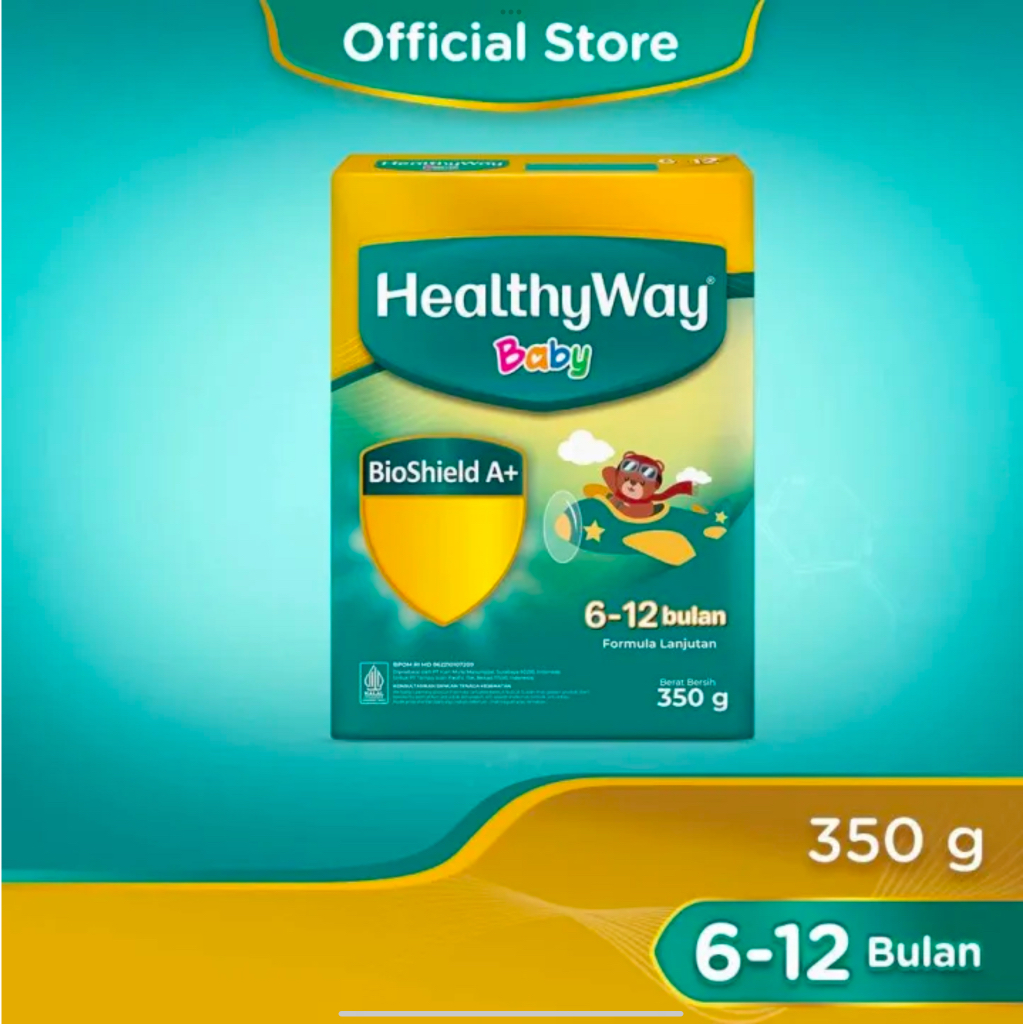Healthy Way biostime Susu Formula 6-12 Bulan 350gr