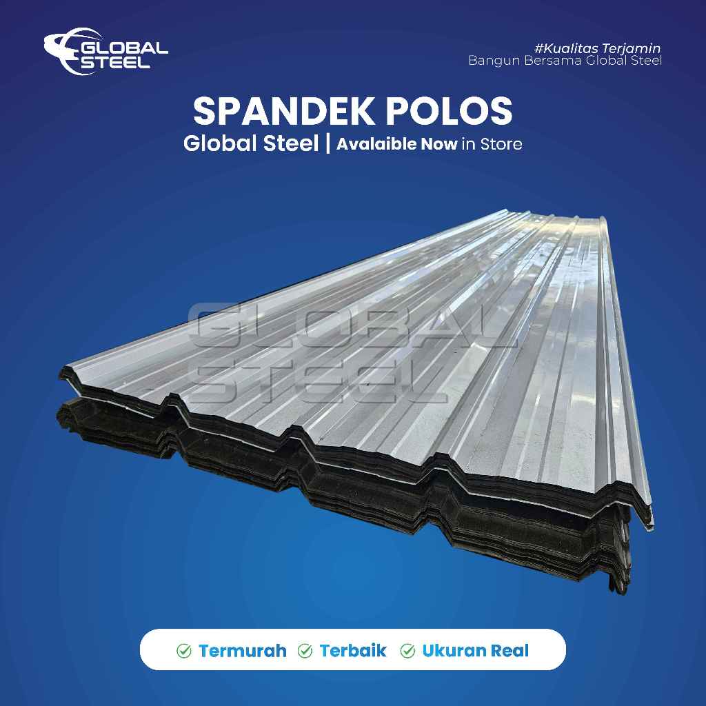 Atap Spandek 0.35 mm / Atap Spandek Polos