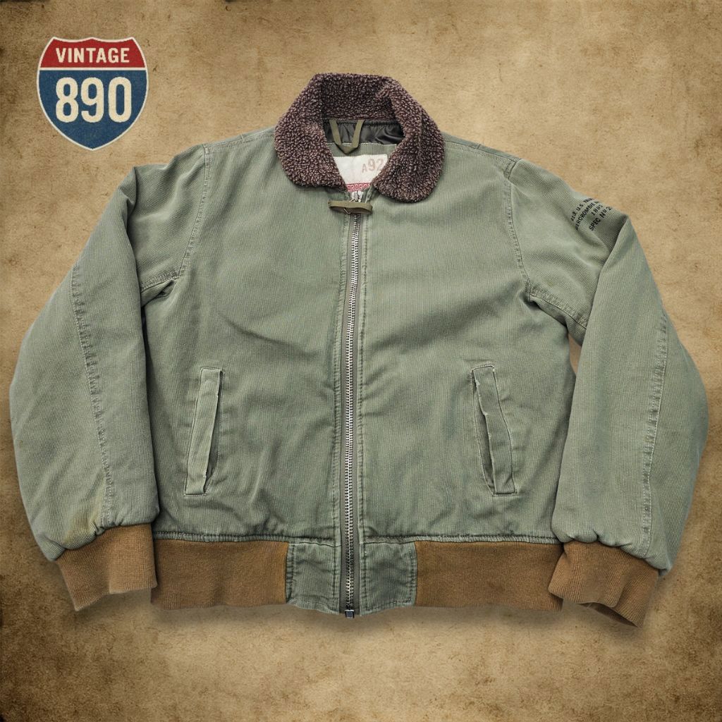 Abercrombie & Fitch A92 Heavy Canvas Military Jacket