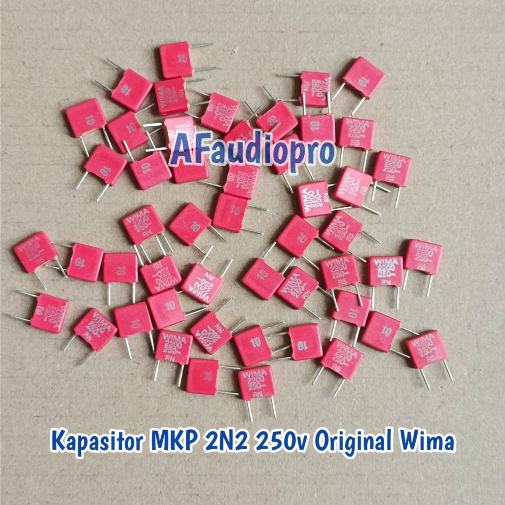 Kapasitor MKP 2N2 250V Original Wima, Audio High Performance