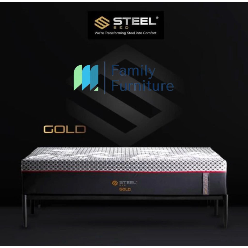 Tilam Busa / Kasur Busa Steel Type GOLD