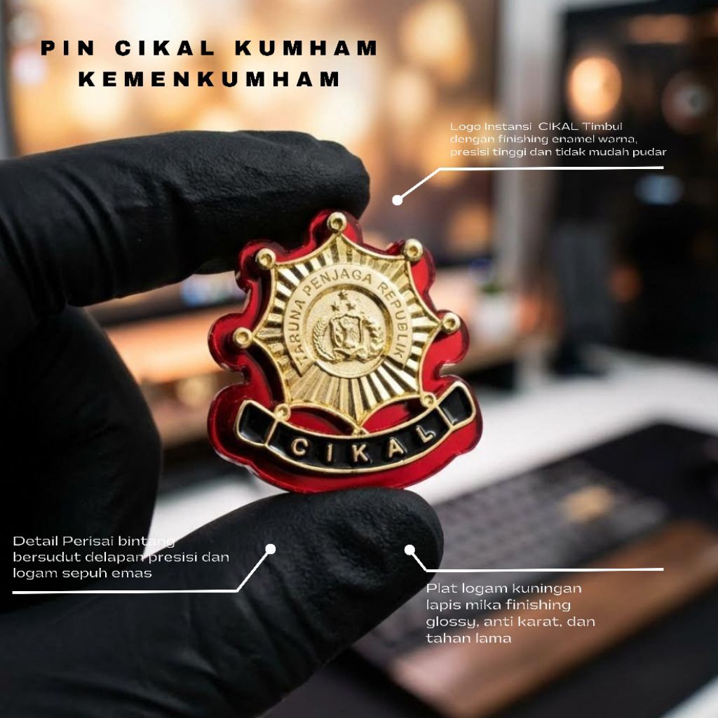 PIN CIKAL KUMHAM | PIN CIKAL KEMENKUMHAM FORMAL ELEGAN
