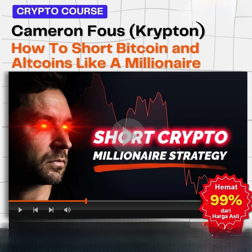 Course Panduan Day Trader Crypto Trading Program Cameron Fous (Krypton) Dekrypton Course