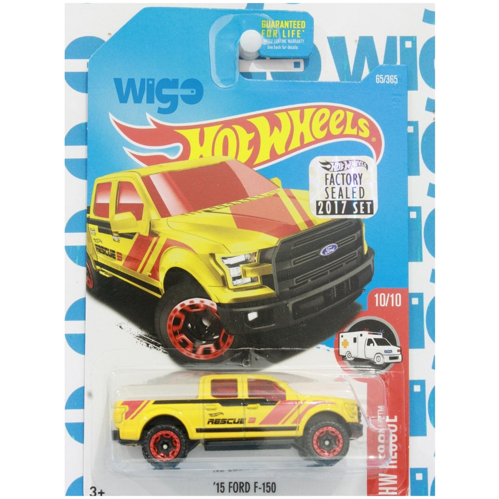 Hot Wheels '15 Ford F-150 kuning Factory Sealed 2017 US Card