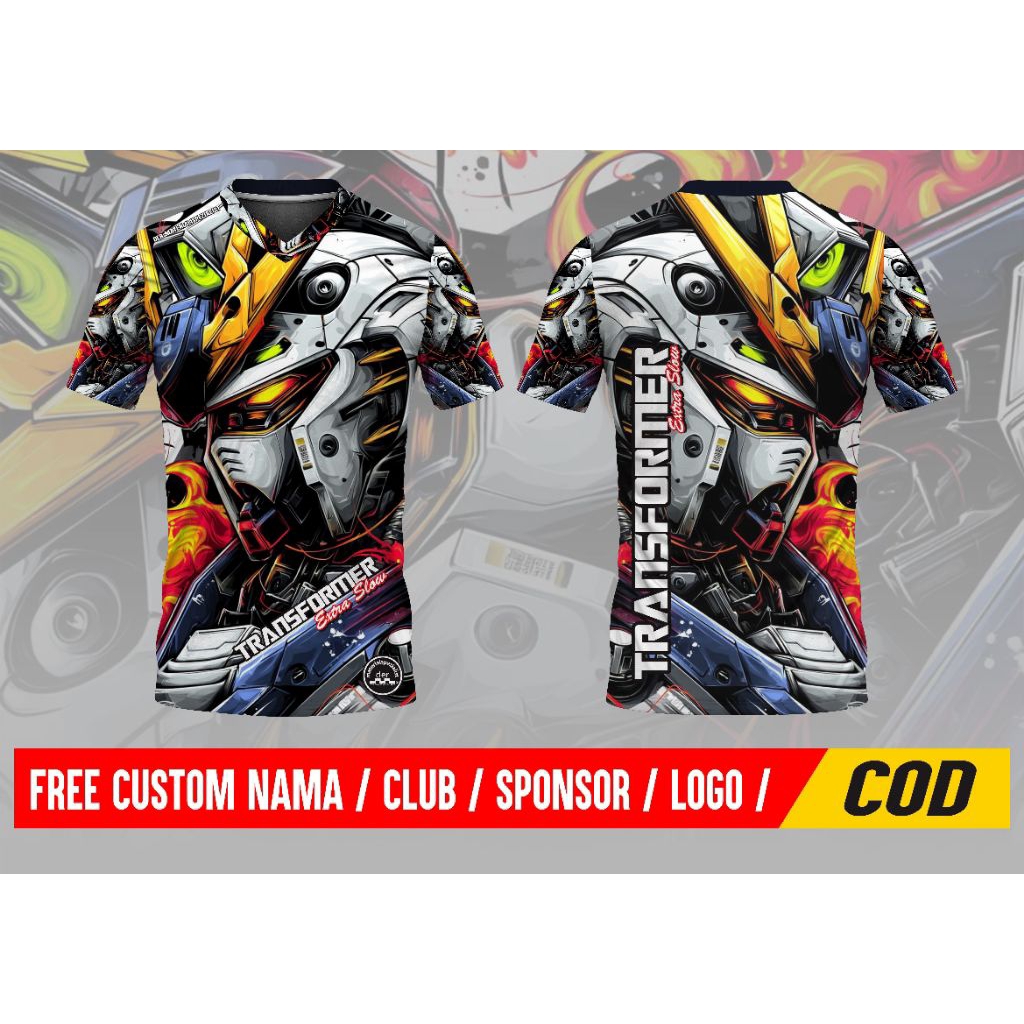 KAOS JERSEY PINGPONG TRANSFORMER