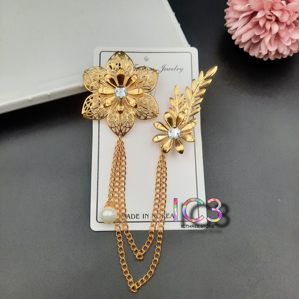 Bros kebaya Janggan | Bros Rantai Kebaya | Bros kenari jurai