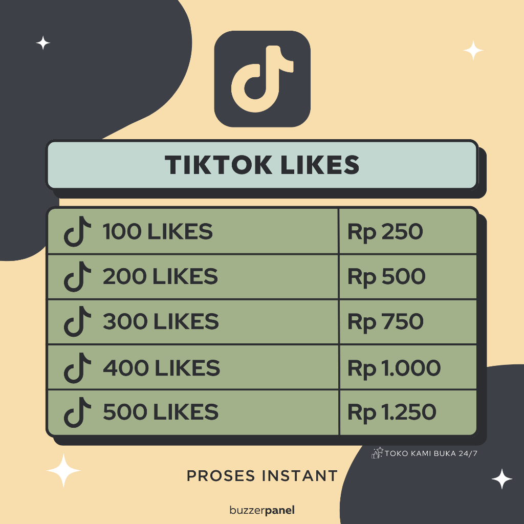 PROMO Like TikTok FYP Permanen – Jual Beli Likes Tiktok.fyp Global Untuk Postingan VT Tiktk, Pengiri