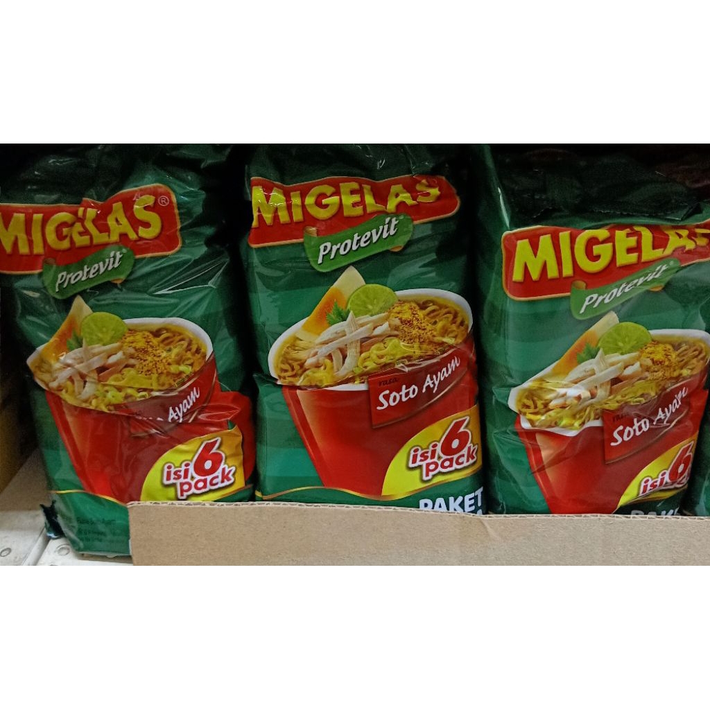 mie gelas rasa soto ayam isi 6 pack