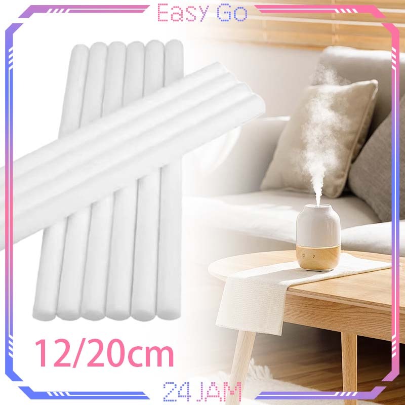 Isi 10pcs Refill Stik Kapas Humidifier 12/20cm Kapas Filter Air Humidifier Diffuser Filter Cotton Hu