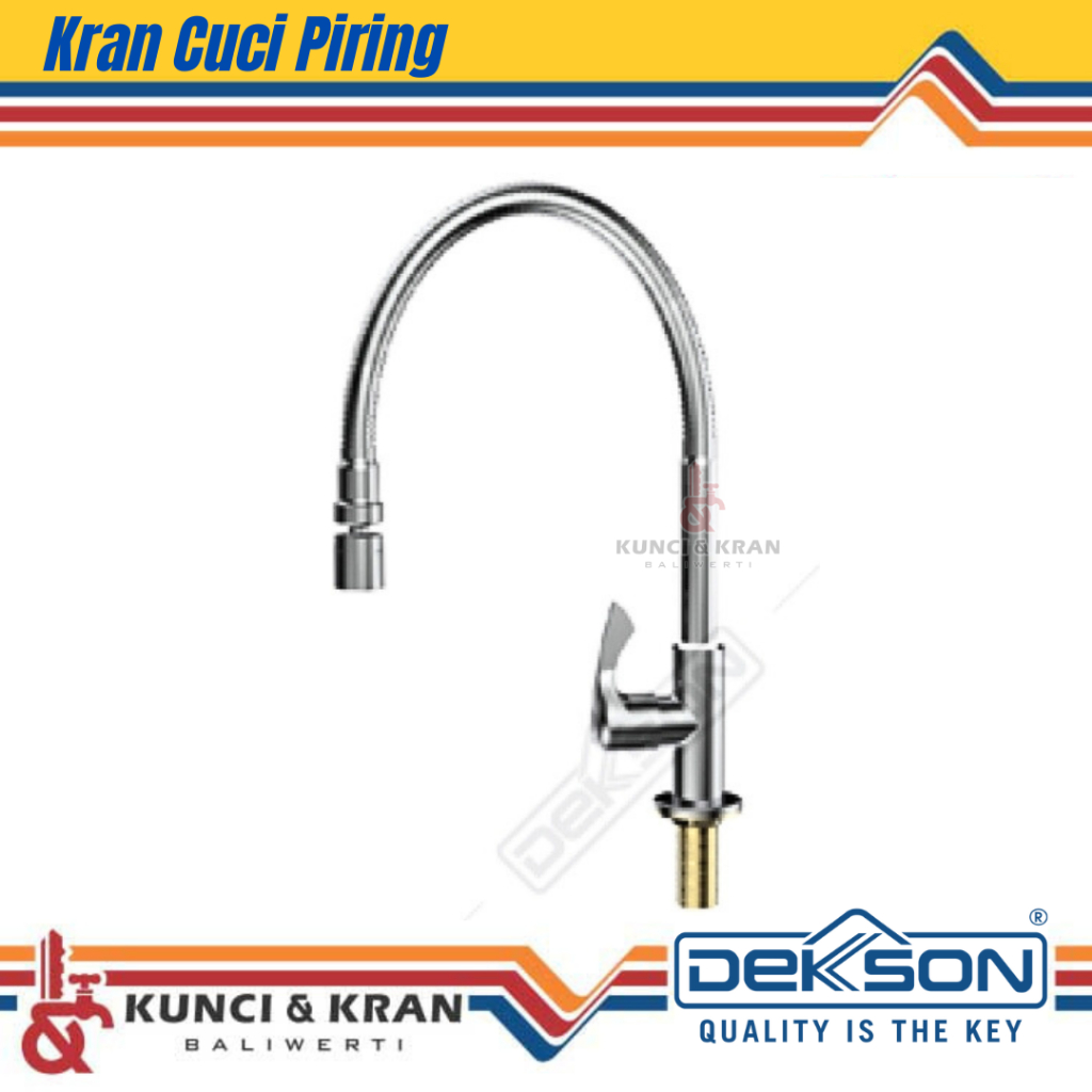 Kran Sink Meja Dekkson KTD 1001 CP Keran Cuci Piring Kran Kitchen Sink Keran Dapur