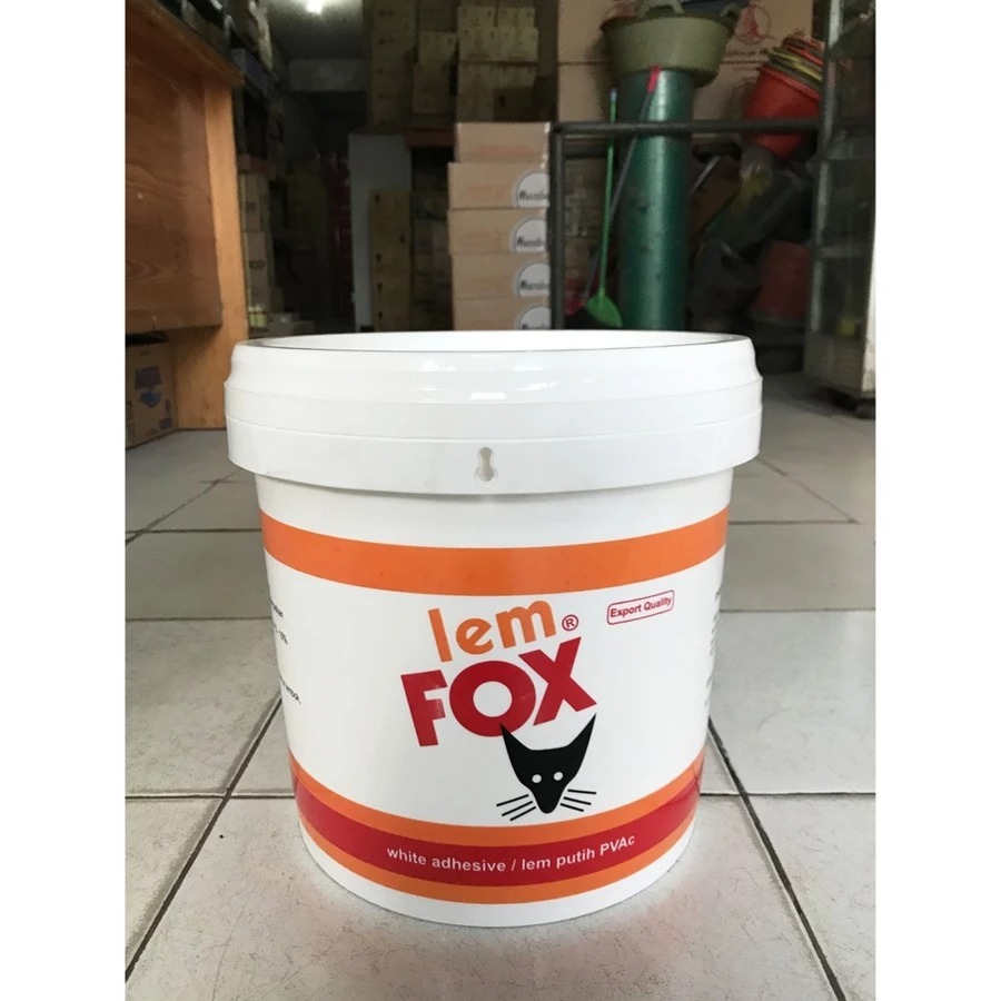 LEM FOX PUTIH 10kg - PVAC - Ember/10 Kg - Lem Putih Series