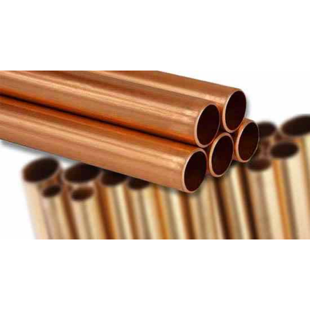 PIPA TEMBAGA 3 1/8inch ASTM B280 / pipa tembaga batangan 31/8" x 2.29mm x 5,8meter KEMBLA - pipa ac 