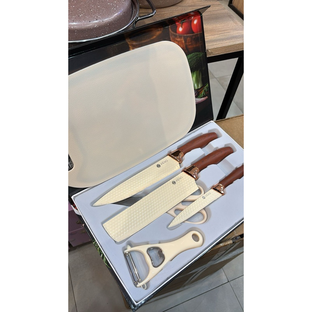 pisau set isi 6 pero