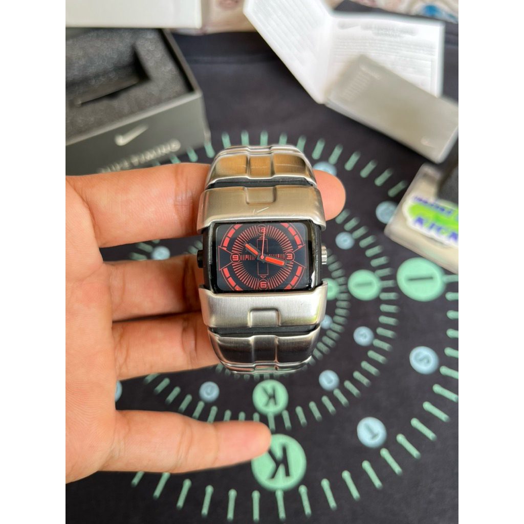 Rare Vtg N*KE D-LINE ANALOG WATCH, jam n*ke vintage, n*ke triax, not jam oakley